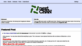 What Nextchan.org website looked like in 2017 (6 years ago)