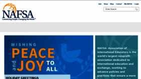 What Nafsa.org website looked like in 2017 (6 years ago)