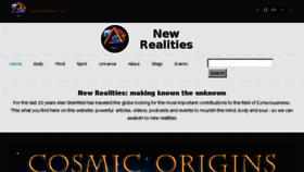 What Newrealities.com website looked like in 2017 (6 years ago)