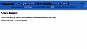 What Nicerebate.com website looked like in 2017 (6 years ago)