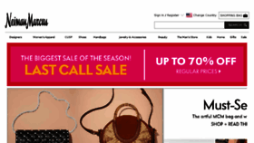 What Neimanmarcus.com website looked like in 2018 (6 years ago)