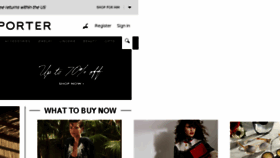 What Net-a-porter.com website looked like in 2018 (6 years ago)