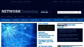 What Networkcomputing.com website looked like in 2018 (6 years ago)