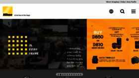 What Nikon.co.in website looked like in 2018 (6 years ago)