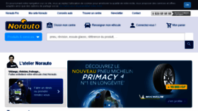 What Norauto.fr website looked like in 2018 (6 years ago)