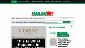 What Naturalon.com website looked like in 2018 (6 years ago)