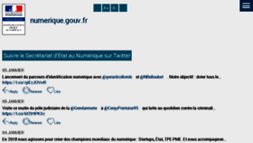 What Numerique.gouv.fr website looked like in 2018 (6 years ago)