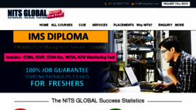 What Nitsglobal.com website looked like in 2018 (6 years ago)