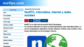 What Norfipc.com website looked like in 2018 (6 years ago)