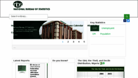 What Nigerianstat.gov.ng website looked like in 2018 (6 years ago)