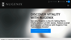 What Nugenix.com website looked like in 2018 (6 years ago)