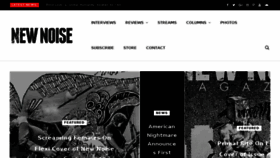 What Newnoisemagazine.com website looked like in 2018 (6 years ago)