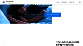 What Neuroon.com website looked like in 2018 (6 years ago)