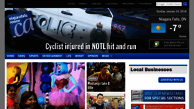 What Niagarafallsreview.ca website looked like in 2018 (8 years ago)
