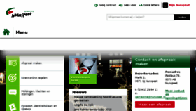 What Nunspeet.nl website looked like in 2018 (6 years ago)