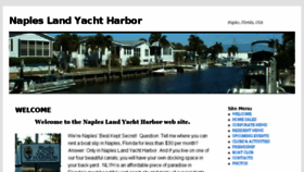 What Napleslandyachtharbor.org website looked like in 2018 (6 years ago)