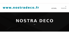 What Nostradeco.fr website looked like in 2018 (6 years ago)