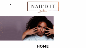 What Naildit.com website looked like in 2018 (6 years ago)