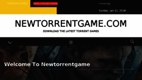What Newtorrentgame.com website looked like in 2018 (6 years ago)
