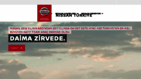 What Nissan.com.tr website looked like in 2018 (6 years ago)