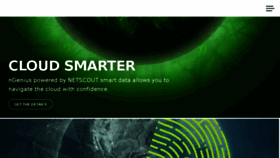 What Netscout.com website looked like in 2018 (6 years ago)