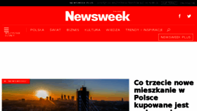 What Newsweek.pl website looked like in 2018 (6 years ago)