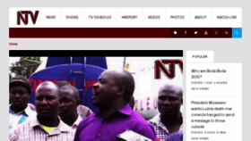 What Ntv.co.ug website looked like in 2018 (6 years ago)