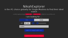 What Nikahexplorer.com website looked like in 2018 (6 years ago)