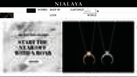 What Nialaya.com website looked like in 2018 (6 years ago)