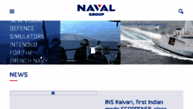 What Naval-group.com website looked like in 2018 (6 years ago)