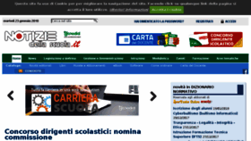 What Notiziedellascuola.it website looked like in 2018 (6 years ago)