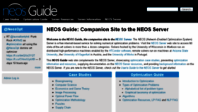 What Neos-guide.org website looked like in 2018 (6 years ago)