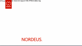 What Nordeus.com website looked like in 2018 (6 years ago)
