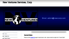 What Newvcorp.com website looked like in 2018 (6 years ago)