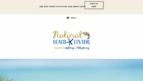 What Naturalbeachliving.com website looked like in 2018 (6 years ago)