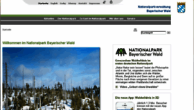 What Nationalpark-bayerischer-wald.de website looked like in 2018 (6 years ago)