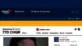 What Newstalk770.com website looked like in 2018 (6 years ago)
