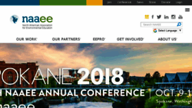 What Naaee.org website looked like in 2018 (6 years ago)