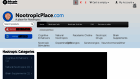 What Nootropicplace.com website looked like in 2018 (6 years ago)