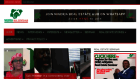 What Nigeriarealestatehub.com website looked like in 2018 (6 years ago)