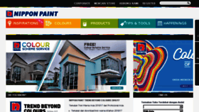What Nipponpaint-indonesia.com website looked like in 2018 (6 years ago)