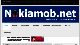 What Nokiamob.net website looked like in 2018 (6 years ago)