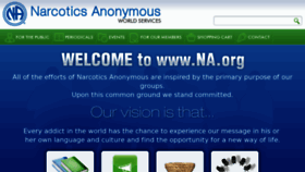 What Na.org website looked like in 2018 (6 years ago)