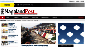 What Nagalandpost.com website looked like in 2018 (6 years ago)
