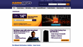 What Namesecure.com website looked like in 2018 (6 years ago)