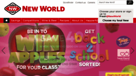 What Newworld.co.nz website looked like in 2018 (6 years ago)