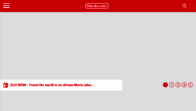 What Nintendo.com.au website looked like in 2018 (6 years ago)