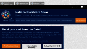 What Nationalhardwareshow.com website looked like in 2018 (6 years ago)