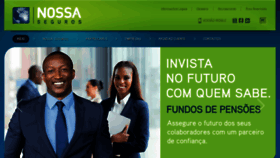 What Nossaseguros.ao website looked like in 2018 (6 years ago)