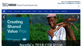 What Nestle-cwa.com website looked like in 2018 (6 years ago)